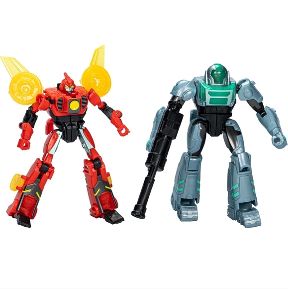 Transforming Robot Action Figures - Red and Grey - Picture 2 of 5